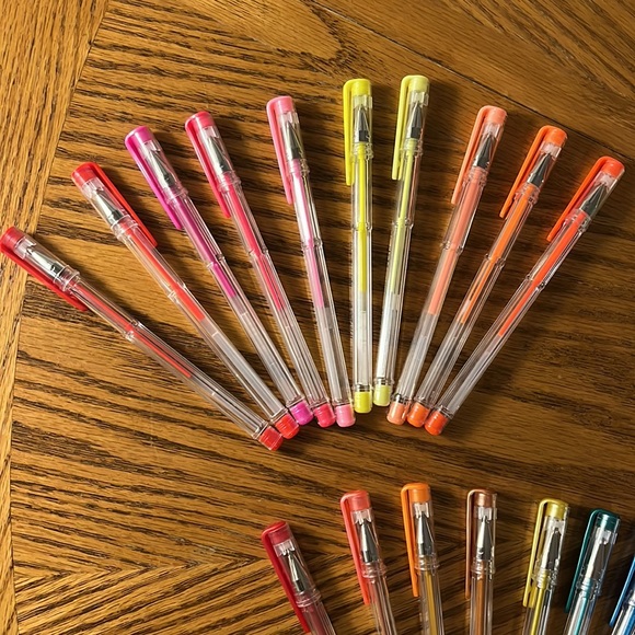 33 New Gel Pens Shimmer + Rainbow of Colors - Picture 2 of 13